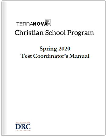 Spring 2021 Test Coordinator's Manual